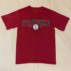 Stanford University Cardinal athletic tee t-shirt sz S